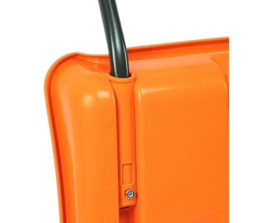 Пластиковый движок для уборки снега СИБРТЕХ 795x435x1280 мм, стальная рукоятка, усиленный 61669 – изображение 5