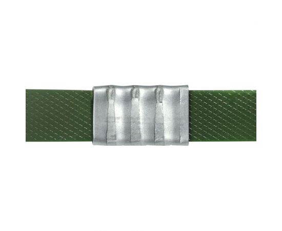 Стальная скрепа КОРДЛЕНД 16x29x0,9 для ПЭТ ленты 15-16 мм, 1000 шт. PET-16 KREP-00132 – изображение 5