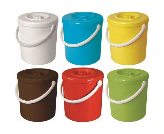 Ведро с крышкой Cosmoplast 15 л 2584 – изображение 7