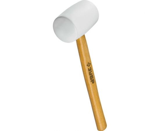 Белая резиновая киянка ЗУБР 230г 20511-230_z02 