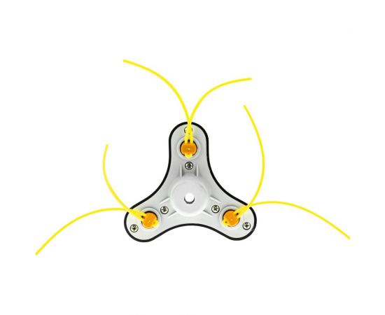 Катушка (головка) универсальная тип паук, 3 лопасти, гайка м10x1.25 lh левая резьба для триммера S.E.B. 202K-23 