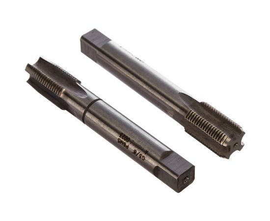 Метчик G 3/8 дюйма м/р комплект 2 шт. Р6М5 HORTZ 203809 
