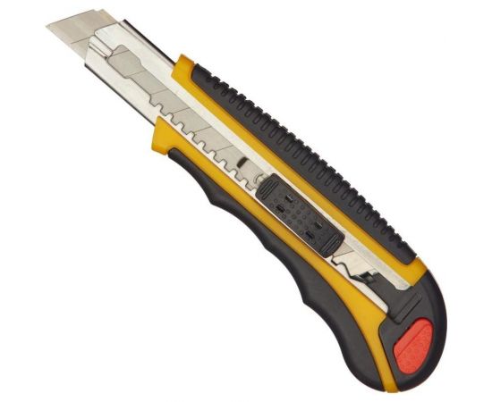 Универсальный нож Attache Selection 18 мм, с резиновыми вставками и 6 запасными лезвиями 280451 