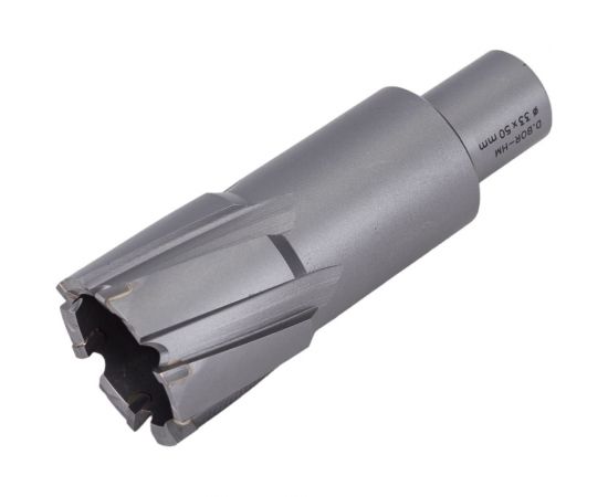 Сверло корончатое HM по металлу (33х50/88 мм; Weldon 19) D.BOR CD-HM-050-033-W 