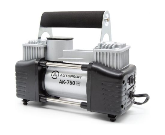 Воздушный компрессор AUTOPROFI 75 л./мин., 12v/30a, 300w, шланг 5 м., шнур питания 3 м., питание от акб, клапан для регулир. давления, набор из 4-х переходников для надувн. изделий, переходн – изображение 2