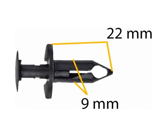 Автокрепеж для Chrysler Ford GM 10 шт 8E0825267, 6503598, N807389S, 21030249 КрепАвто 0048 – изображение 3