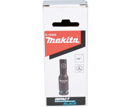 Головка ударная удлиненная торцовая Impact Black 8x81.5 мм, 1/2""DR Makita E-16405 – изображение 3