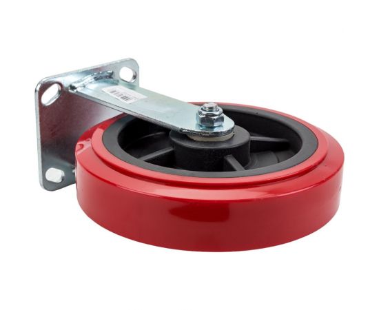 Колесо большегрузное неповоротное (200 мм; полиуретан; нейлон; PVC FCpn80) MFK-TORG 62021200 – изображение 3