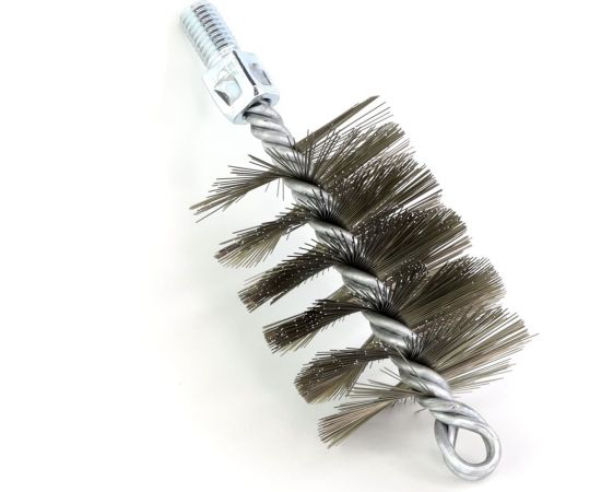 Ерш для очистки котлов, теплообменников, дымоходов SIT д65x95x160 сталь 0,35, посадка м12 резьба 1909 – изображение 3