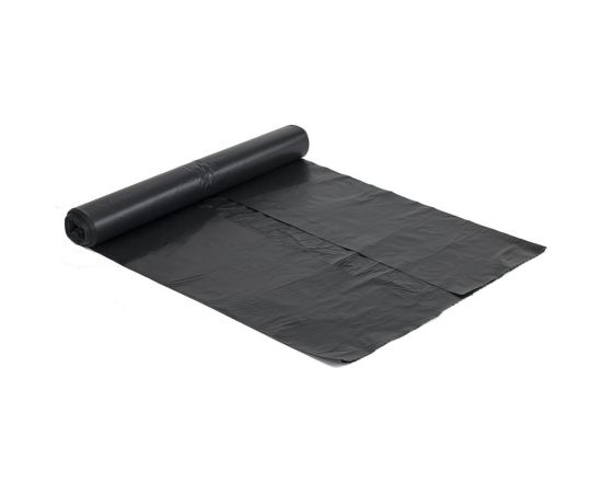 Мешки (10 шт; 120 л; 70х110 см; 40мкм; ПВД; черные; особо прочные) для мусора ЛАЙМА 605341 – изображение 3