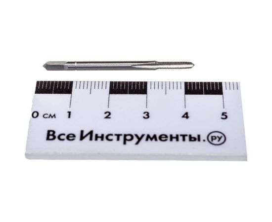 Набор метчиков HSS из 2-х штук, M 2,5 шаг 0.45 мм Bucovice Tools 144025 – изображение 3