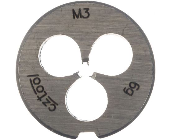 Плашка Bucovice Tools M 3 Шаг 0.5 115CrV3 20x5мм 210030 – изображение 3