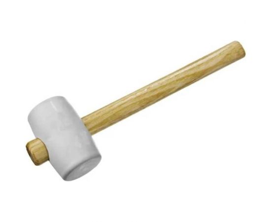 Белая резиновая киянка ЗУБР 230г 20511-230_z02 – изображение 4