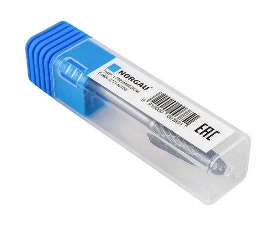 Борфреза твердосплавная NORGAU форма L (10x25 мм; хвостовик 6 мм) 077140100 – изображение 4