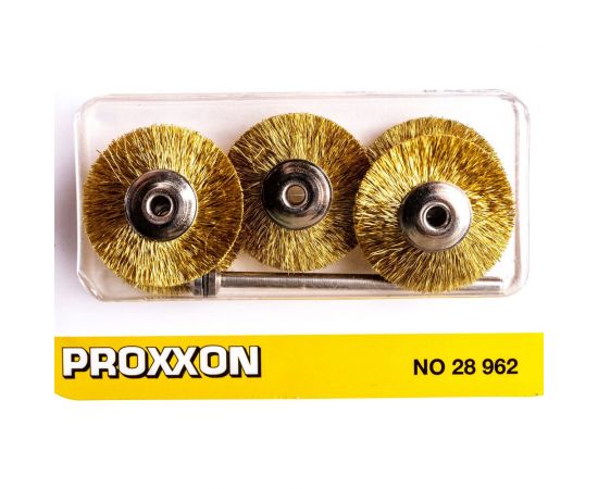 Щетка-диск латунная (5 шт; 22 мм) Proxxon PR- 28962 – изображение 5