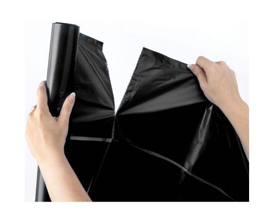 Мешки (10 шт; 120 л; 70х110 см; 40мкм; ПВД; черные; особо прочные) для мусора ЛАЙМА 605341 – изображение 5