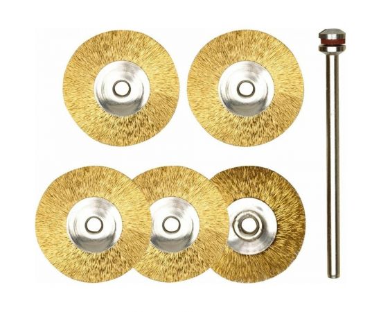 Щетка-диск латунная (5 шт; 22 мм) Proxxon PR- 28962 – изображение 6