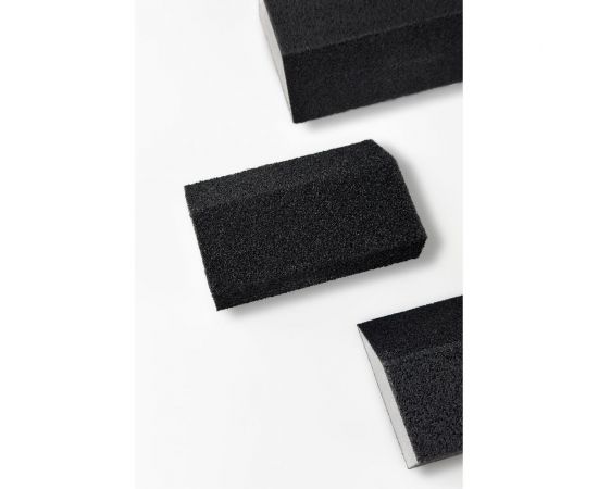 Губка абразивная шлифовальная 100x68x42x26 мм, P240 vertextools 100-68-240 – изображение 6