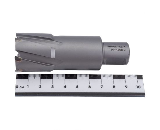 Сверло корончатое HM по металлу (33х50/88 мм; Weldon 19) D.BOR CD-HM-050-033-W – изображение 6