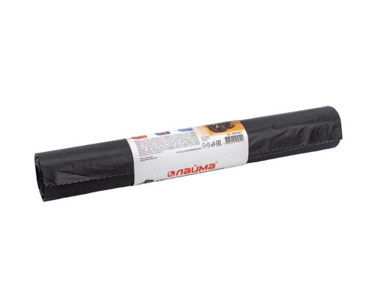 Мешки (10 шт; 120 л; 70х110 см; 40мкм; ПВД; черные; особо прочные) для мусора ЛАЙМА 605341 – изображение 9