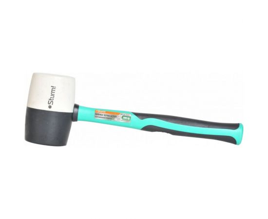 Черно-белая киянка Sturm 900 г обрезиненная рукоятка 1012-06-FB0900 