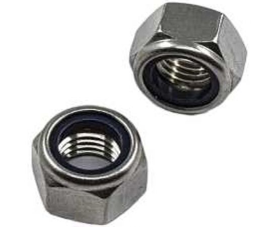 Гайка KREPFIELD нержавеющая, М14, DIN 985, А2, самоконтрящаяся 100 шт. в упак. 985А270ГАЙКАМ14-100 