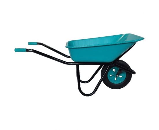 Садовая одноколесная тачка TeaM 120 л, 180 кг, пластиковый ударопрочный кузов ТСК1ПУ 