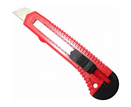 Нож ON универсальный, пластиковый, с сегментированным лезвием 18мм, квадр. фиксатор 13-05-100 