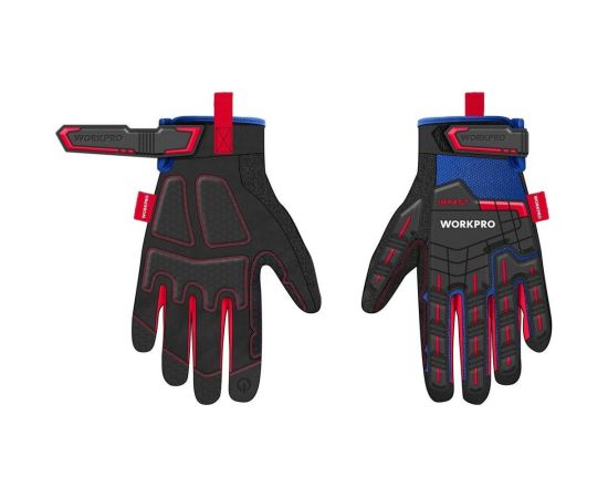 Рабочие перчатки c защитой от ударов WORKPRO Anti Impact Work - XL WP371005 