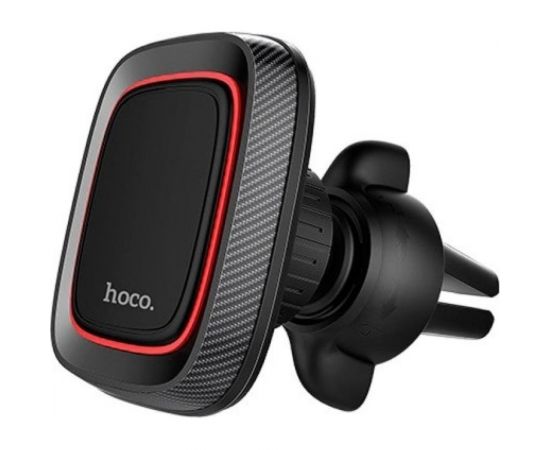 Автомобильный магнитный держатель для смартфона Hoco CA23 на дефлектор, черный 6957531065586 