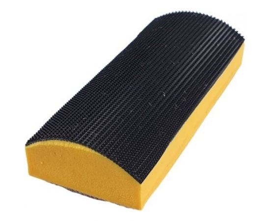 Профильная шлифовальная база под липучку внешний радиус Uniq tool 97x39 UTG-1007 