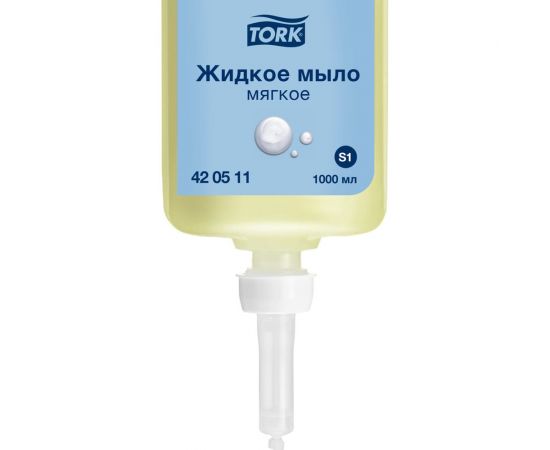 Жидкое мыло-крем для рук TORK Advanced 1 л., S1 арт.420511 25526 – изображение 2