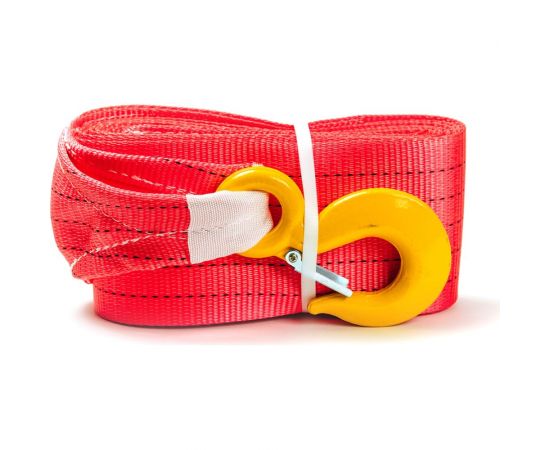 Буксировочный трос ТамбовТехСнаб 15/23 т, 5 м, крюк/крюк 7930124363916 – изображение 2