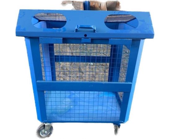 Металлический контейнер Дигрус для РСО 1.1 м3, сетчатый, синий К-РСО-1,1С/Д – изображение 2