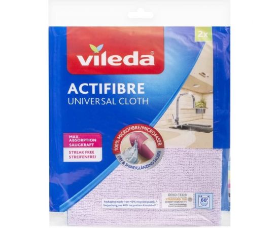 Салфетка Vileda Актифайбр 2 шт 170730 – изображение 2