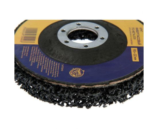 Круг фиберглассовый по металлу для шлифовки и полировки (115х22 мм) ТУНДРА 5470949 – изображение 2