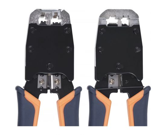 Обжимной инструмент Cabeus для RJ-45 (8р8с), RJ-11/12 (6р6с, 6р4с, 6р2с), профессиональный HT-500 – изображение 2
