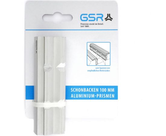 Губки для тисков Al призма с магнитом 2 шт, 100 мм GSR B00909100 – изображение 2