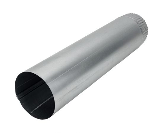 Воздуховод прямошовный 120 мм, 0.5 м, оцинкованная сталь 0.5 мм ООО Вентмаркет VD120/500 – изображение 2