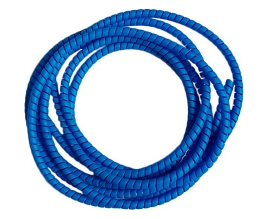 Спиральная пластиковая защита PARLMU SG-20-F14-k10 полипропилен размер 20, плоская поверхность, цвет голубой, длина 10 м PR0400200-10 – изображение 4