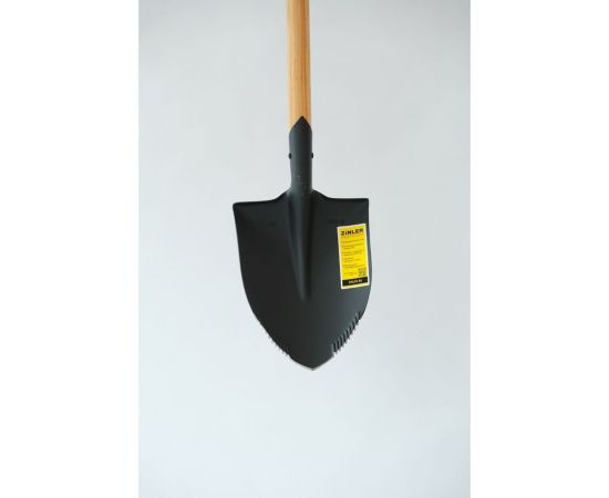 Штыковая универсальная лопата с зубьями ZINLER с деревянным черенком 1400 мм Z1.10H6 ЛЗУЧ6 – изображение 4