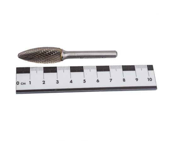 Борфреза твердосплавная форма H язычок пламени (12х32х6х77 мм) Karnasch 11.3071-025 – изображение 5