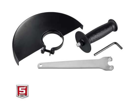 Угловая шлифовальная машина ЗУБР 230 мм, 2400 Вт УШМ-230-2405 П – изображение 10