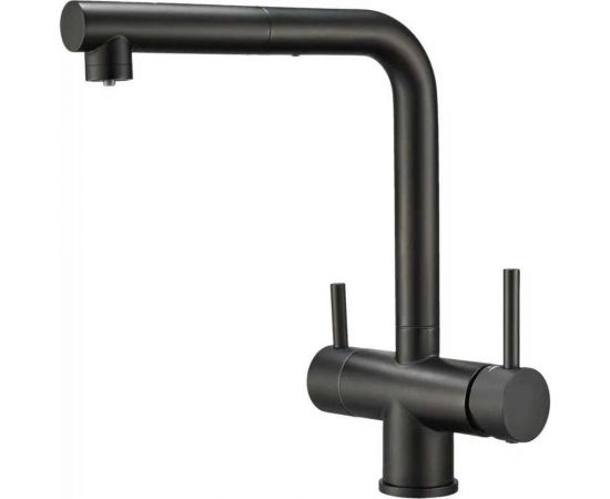 Смеситель для кухни EMAR из нержавеющей стали ЕСВ 7017 Black 