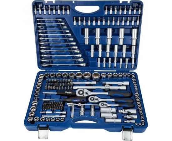 Набор инструментов VERTUL 1/4"", 3/8"" 1/2"" 215 предметов VR0215 