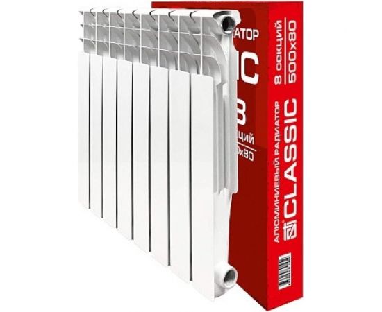 Радиатор STI AL 500/80 8 секций Т0000001032 