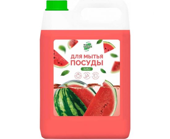 Средство для мытья посуды MR.GREEN Арбуз, 5 л ПНД 72862 