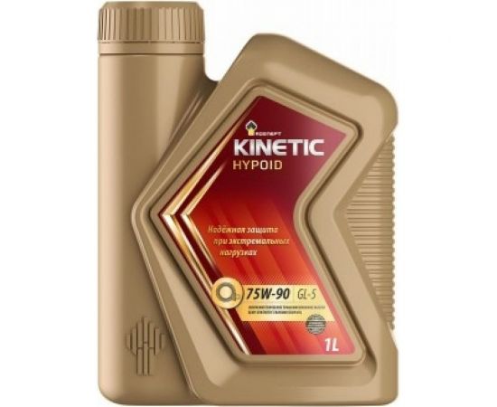 Трансмиссионное масло РОСНЕФТЬ Kinetic Hypoid 75W-90 GL-5 п-синт. кан. 1 л 40816132 