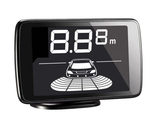 Универсальная система парковки Parkmaster 4 серебристых датчика тип А, индикатор 23 23U-4-A-Silver 