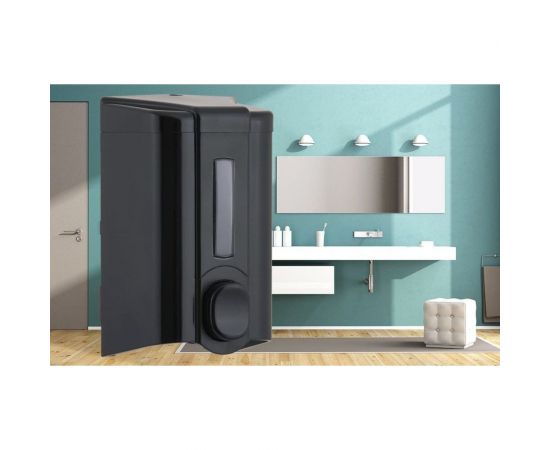 Диспенсер для жидкого мыла VIALLI 500 мл, черный S2B – изображение 2